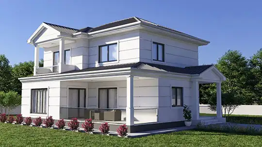 4+1 Dubleks Prefabrik Villa